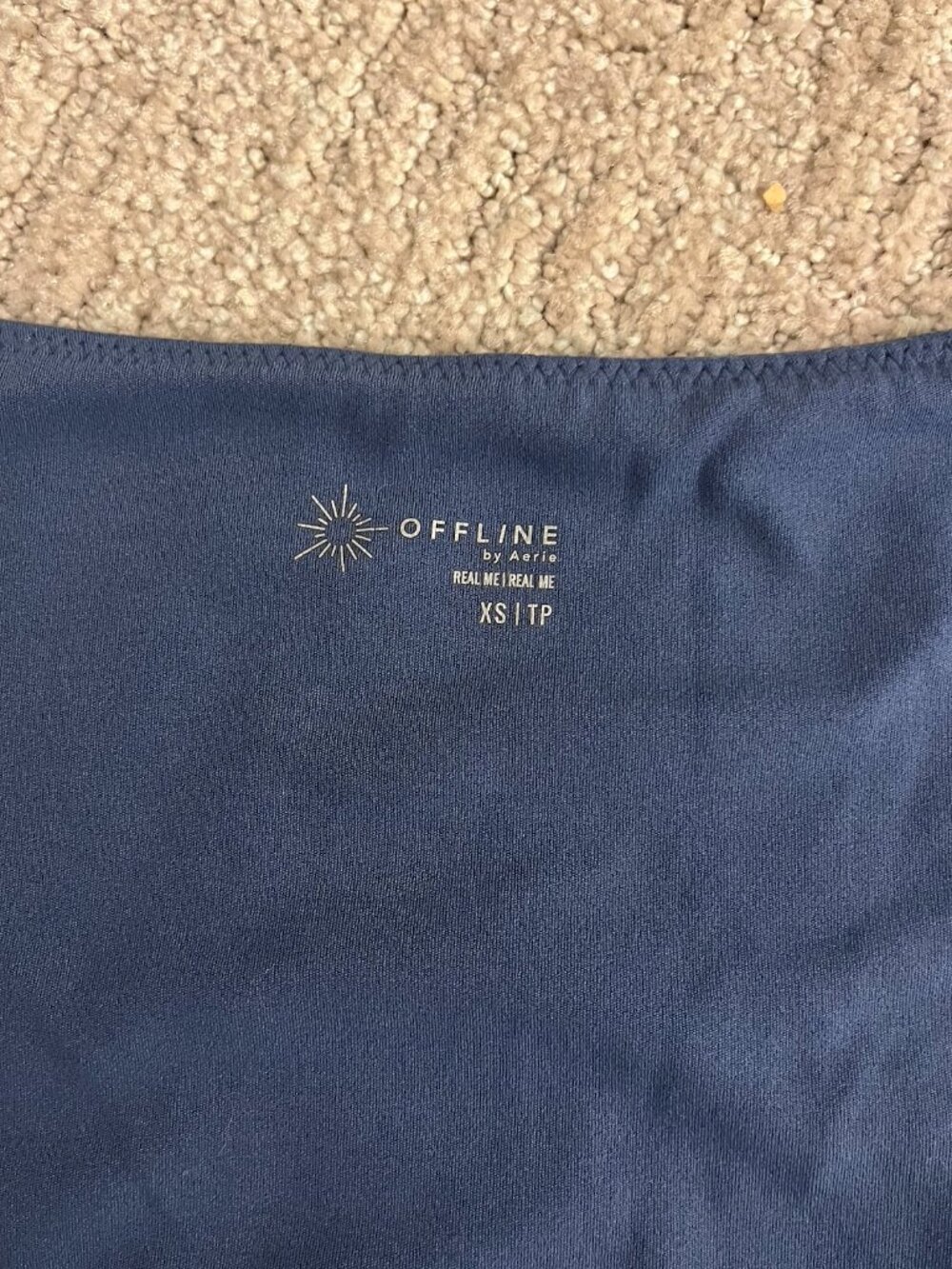 Offline by Aerie Real Me Crop Top Square Neck Tee - Picture 4 of 4